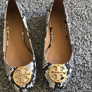 Tory Burch Snakeskin Heels